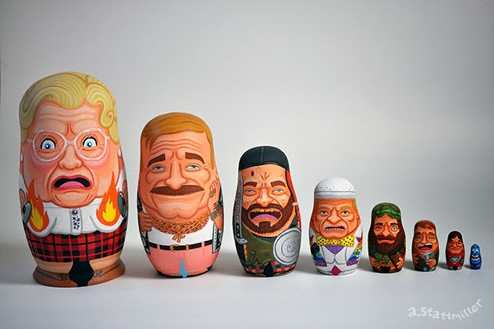 Robin Williams Nesting Dolls Are Now A Strangely Awesome Thing (POLL)