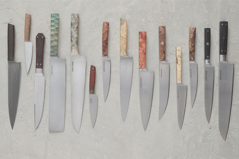 Chef Drew Hash Crafts Custom Kitchen Knives in his Garage