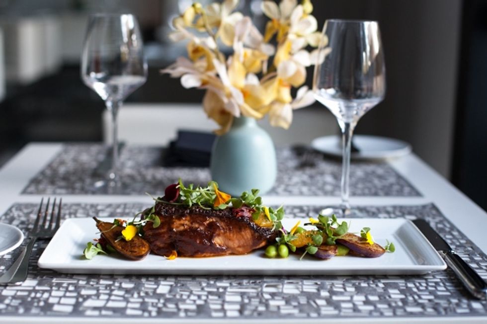 Secret Recipe: Salmon with Black Bean Glaze at W San Francisco's TRACE
