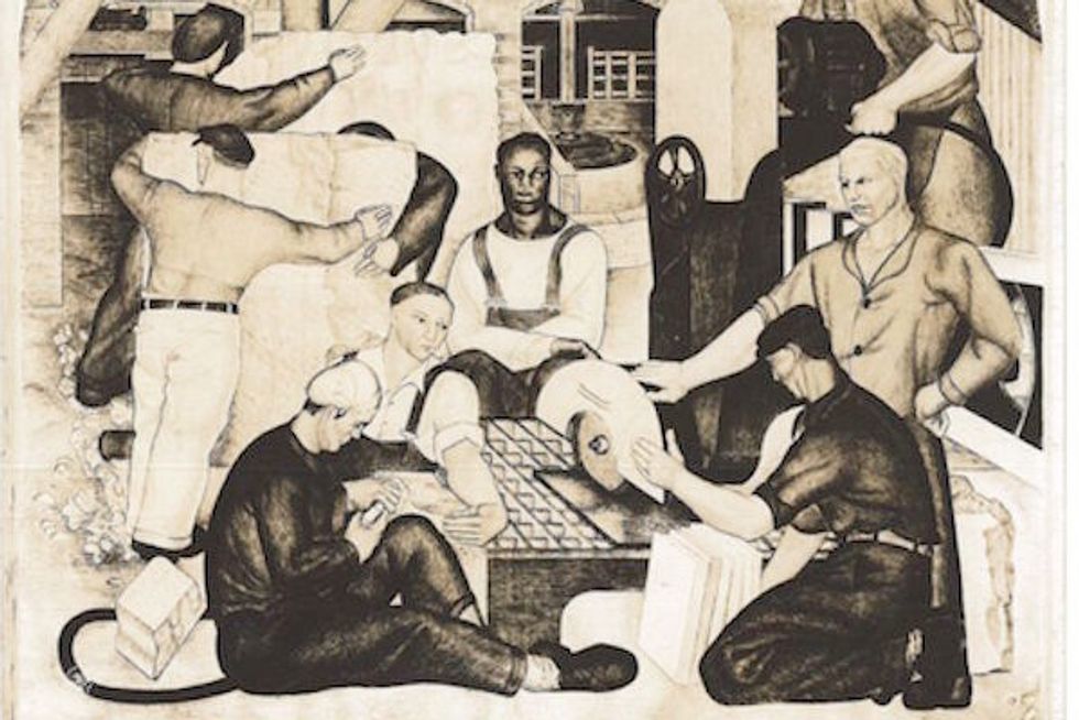 Lost Fresco From 1930 Uncovered at San Francisco Art Institute