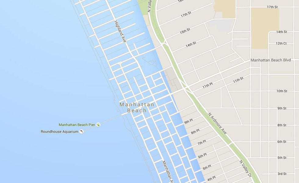 Google Maps Eerily Predicts How Climate Change Will Alter California's Coast