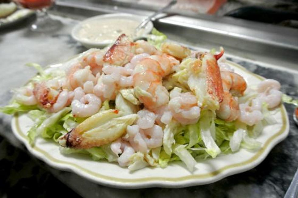 Secret Recipe Swan Oyster Depot's Classic Combination Salad 7x7 Bay Area