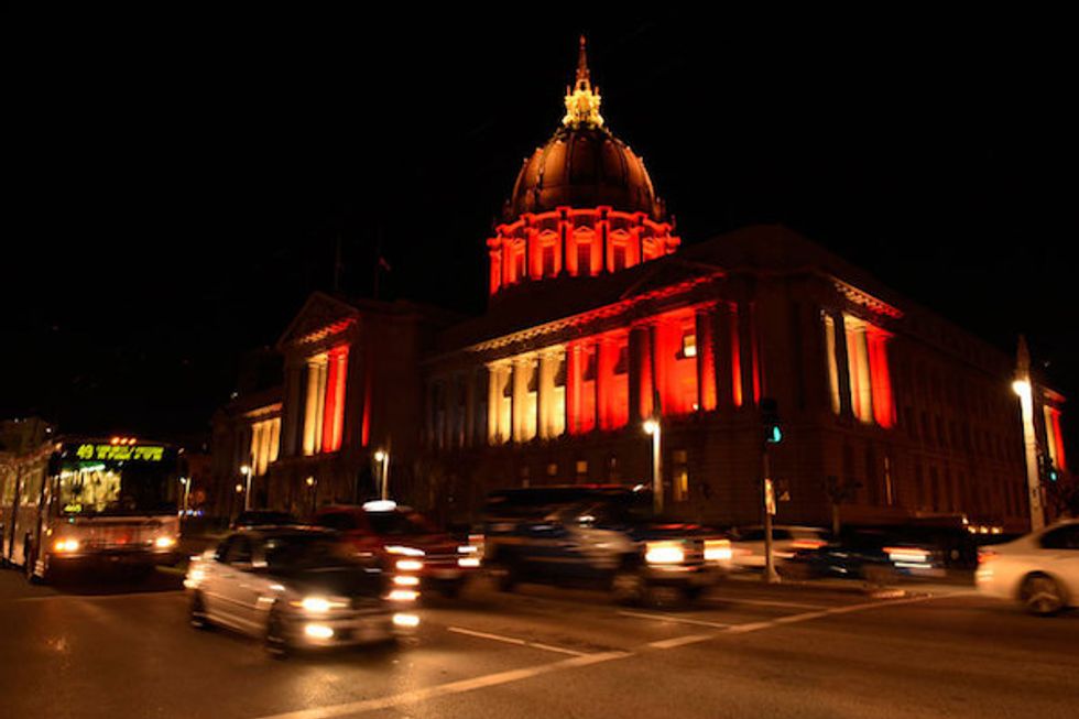 City Hall Lights Up in Solidarity With Belgium + More Brunch Topics