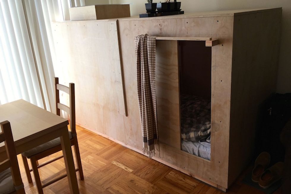 SF Man Sleeps in an Actual Box for $400/Month + More Topics to Discuss Over Brunch