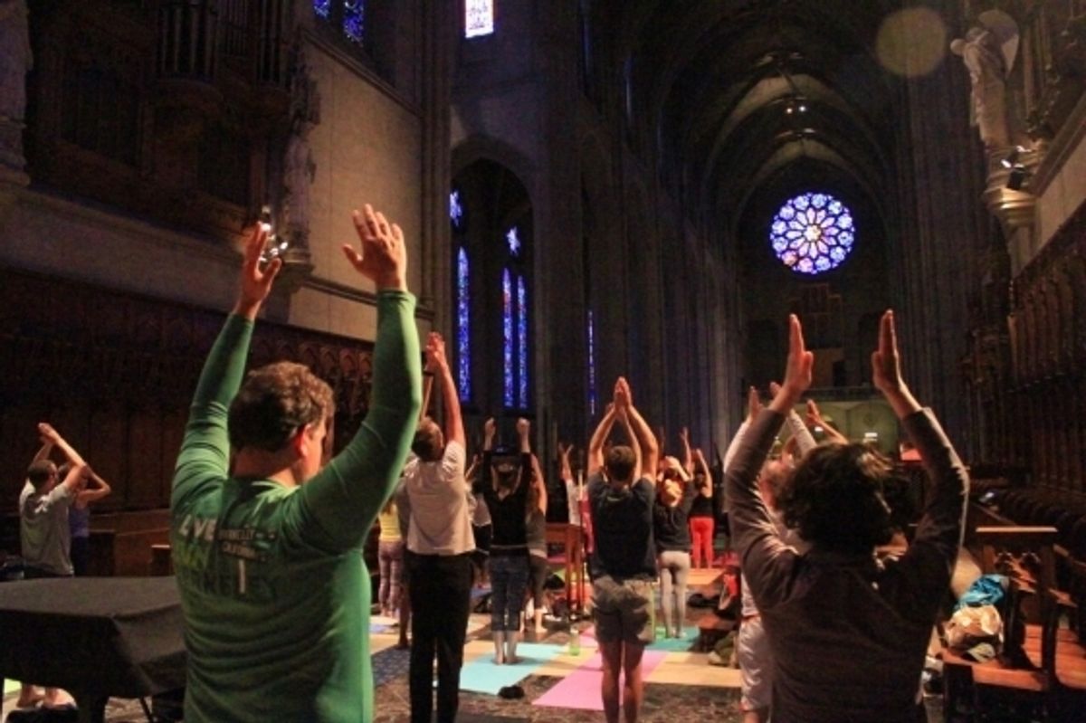 Yoga on the Labyrinth: You Have to Do it at Least Once