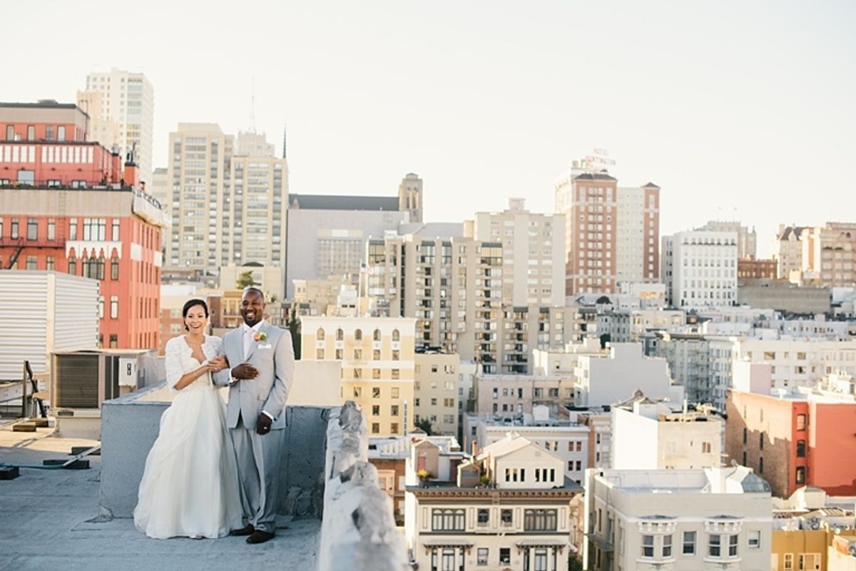 A Mid-City Wedding with Breathtaking Views