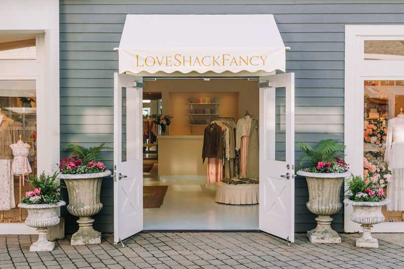 sachin and babi light blue dress Shop LoveShackFancy Dresses main image 0