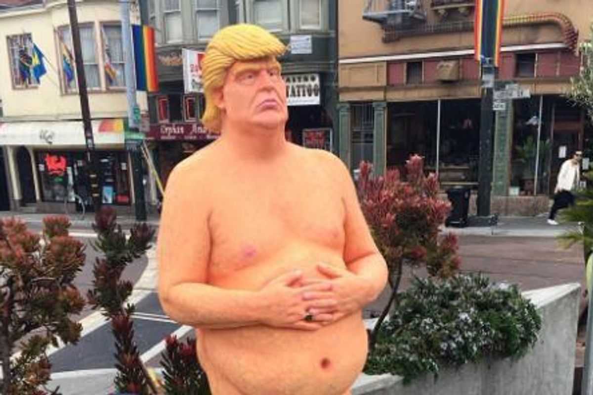 NSFW: Donald Trump Goes Completely Nude in the Castro