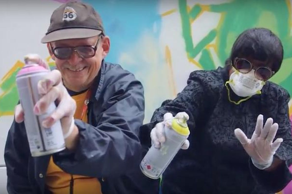 Old Folks Are Tagging San Francisco! [VIDEO]
