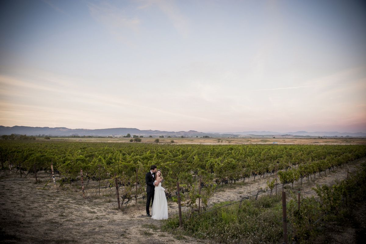 Wedding Inspiration: New Yorkers Wed in Intimate Sonoma Ceremony
