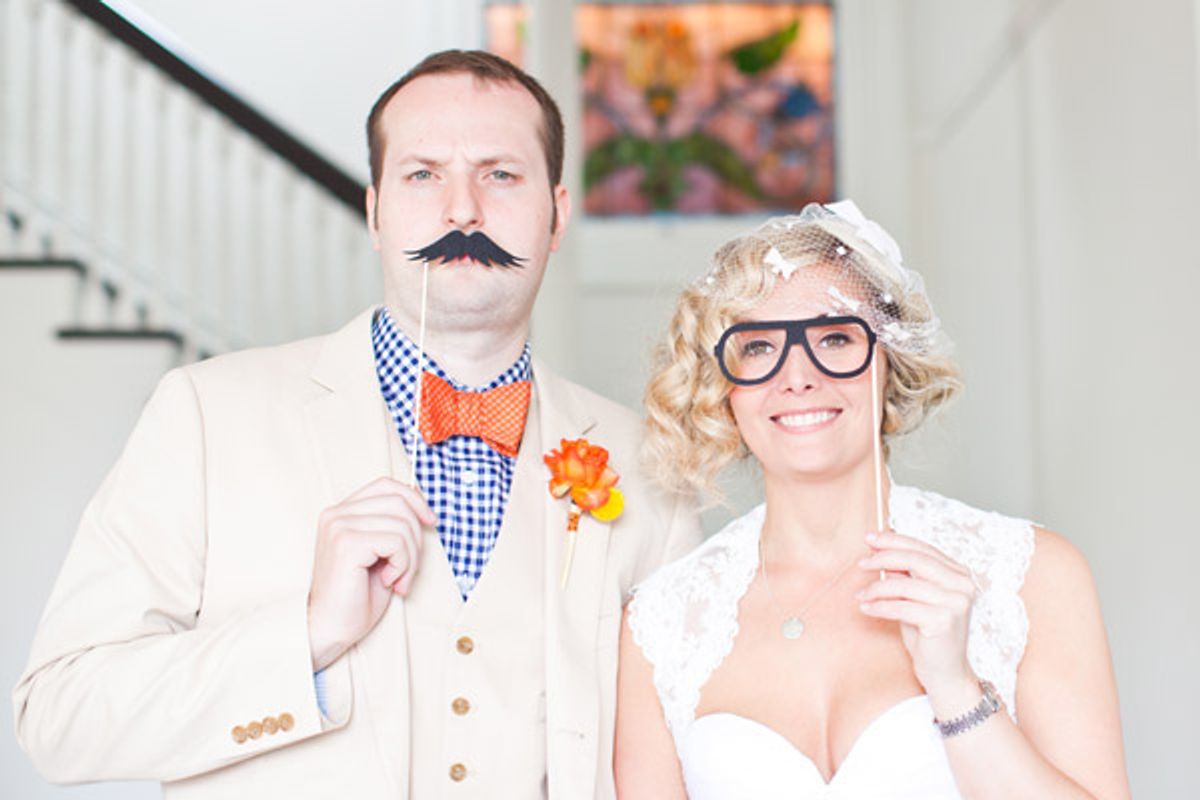 A Victorian Mansion, City Hall Ceremony, Barbecue & Karaoke Machine = The Perfect SF Wedding