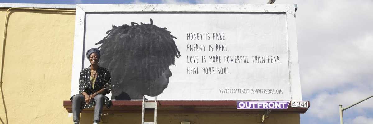Powerful and Uplifting Billboards Pop up Around Oakland