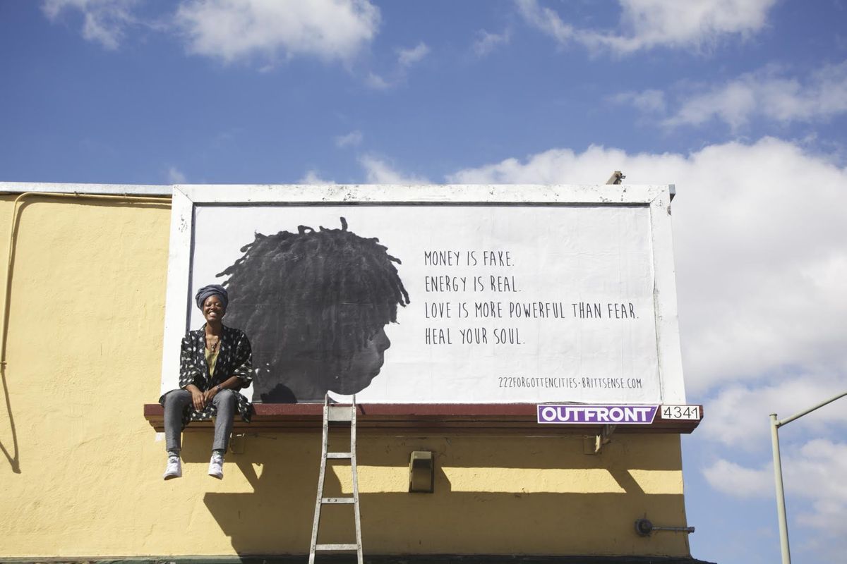 Powerful and Uplifting Billboards Pop up Around Oakland