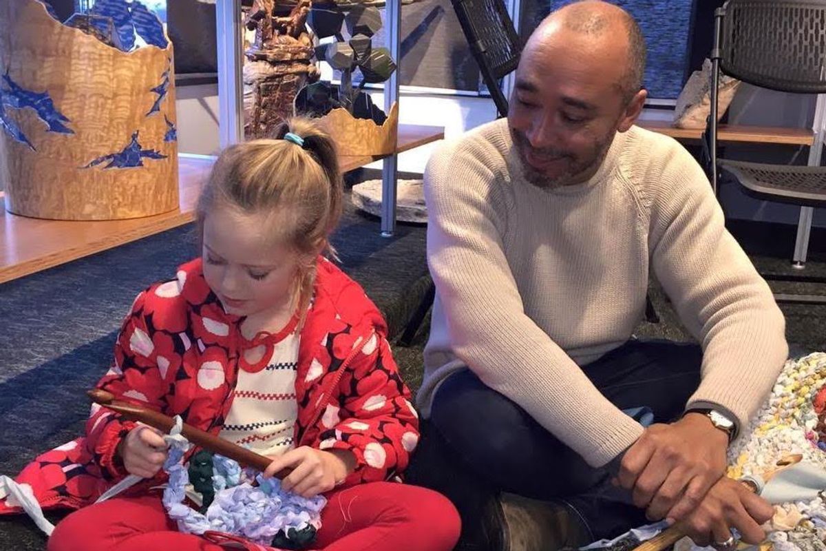 Artist Ramekon O'Arwisters Makes Crochet Cool Again With Social Justice-Themed Quilting Parties