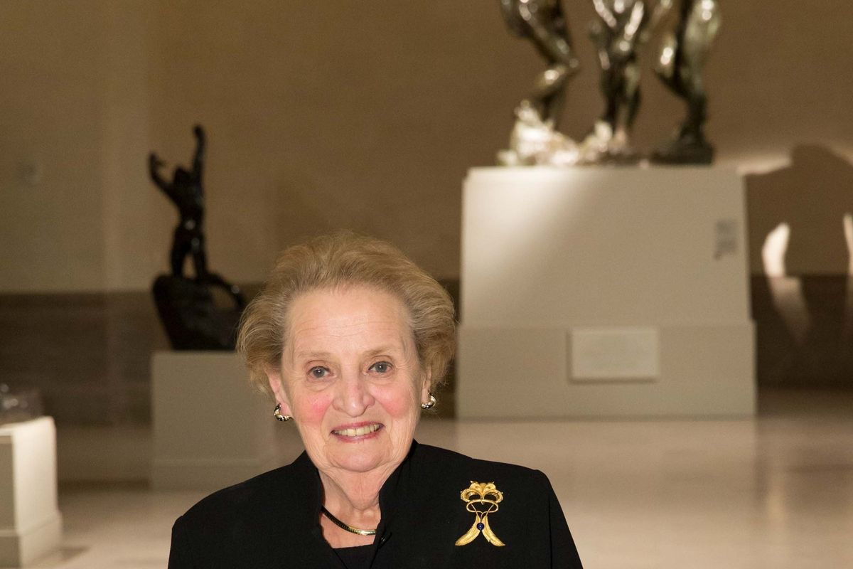 Read Her​​​ Pins: Madeleine Albright Exhibition Ends Soon at Legion of Honor