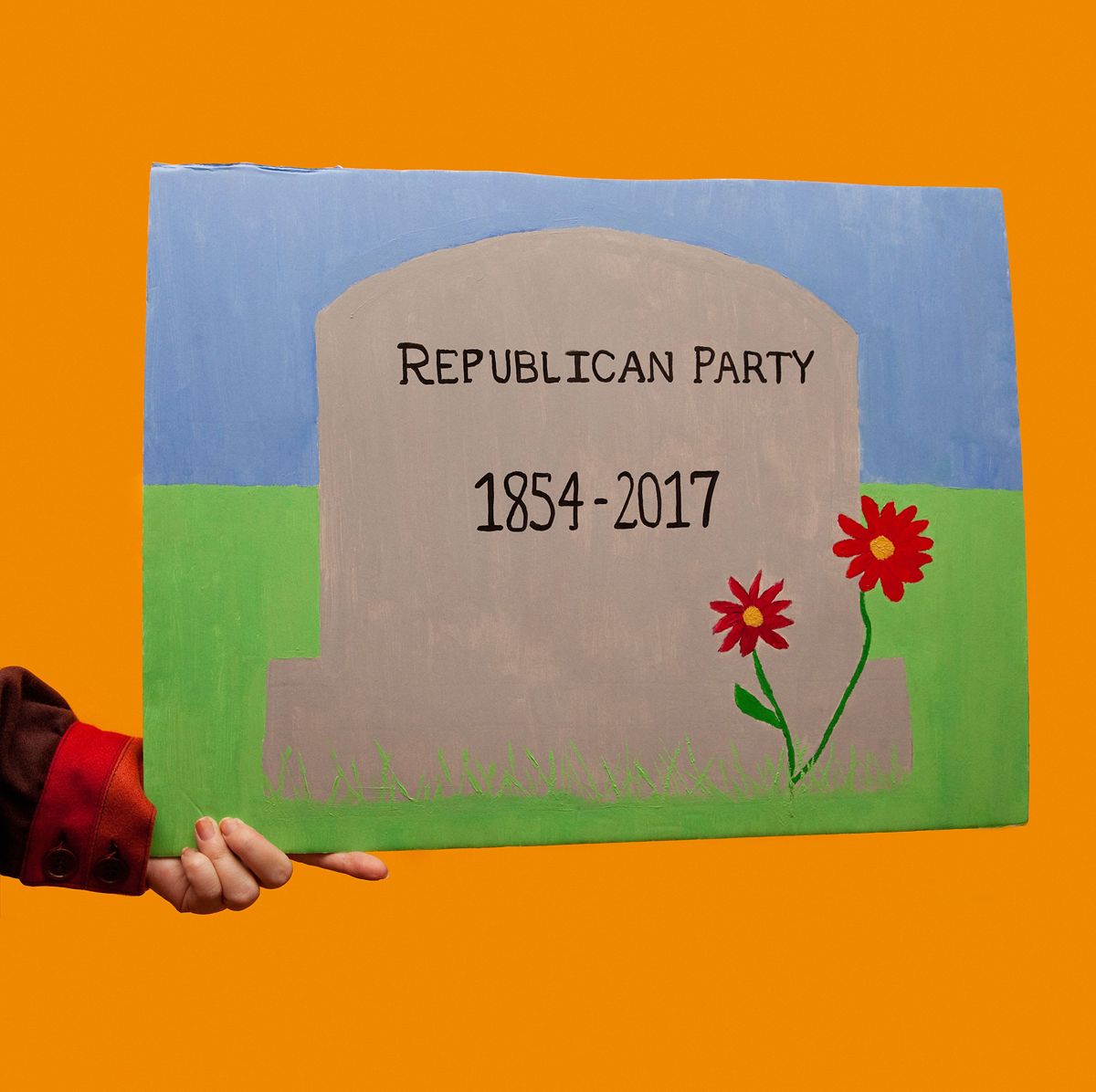 Olivia Locher, "RIP GOP"