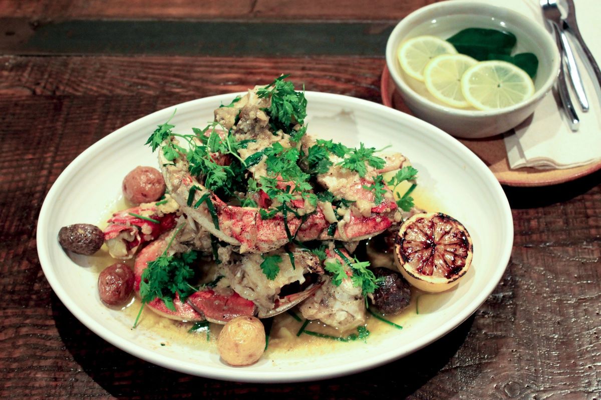 Staying in This Weekend? Make Mezcalito's Crab with Mezcal Butter