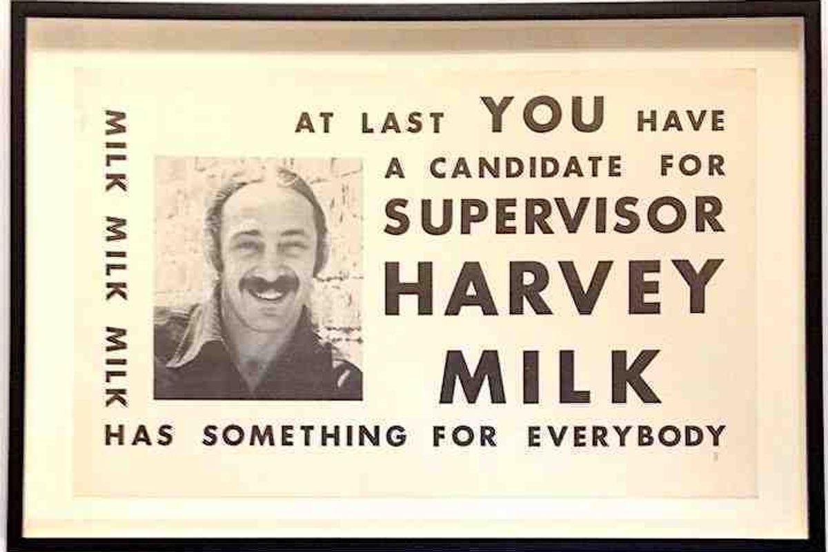 Antiquarian Book Fair Includes Harvey Milk's First (Failed) Campaign Poster