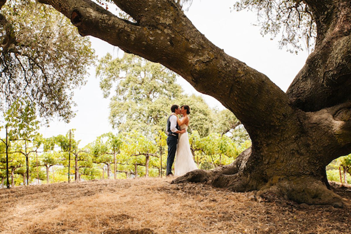 Wedding Inspiration: High School Sweethearts Marry on Family Ranch