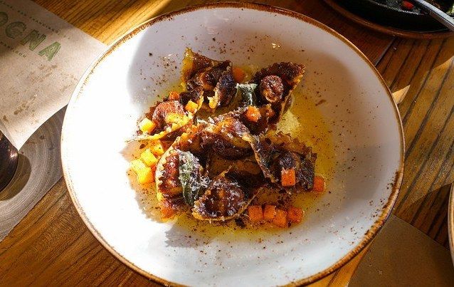 Pappardelle with wild boar ragu at Cotogna