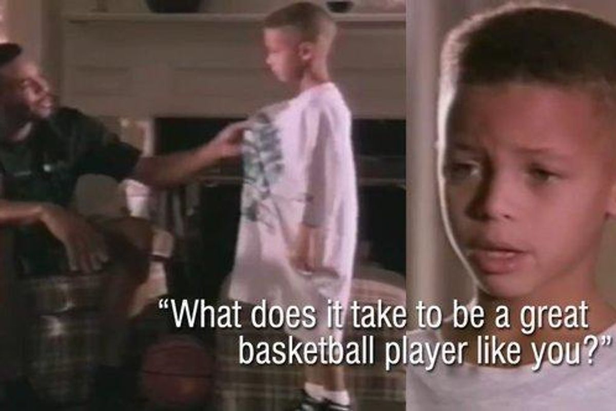 #TBT: Steph Curry's 1990s Burger King Commercial + More Retro Warriors Moments