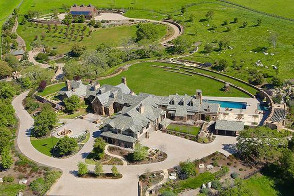 Get a Load of the Wine Cellar, Movie Theater, Swimming Pool + Slide at This $39 Million Mt. Diablo Estate