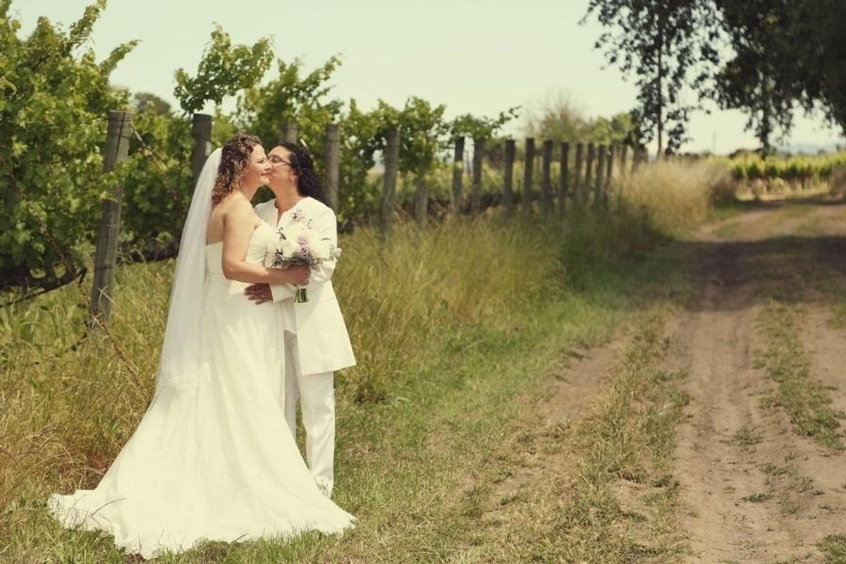 A Pair of Brides Share a Summer Wedding in Napa