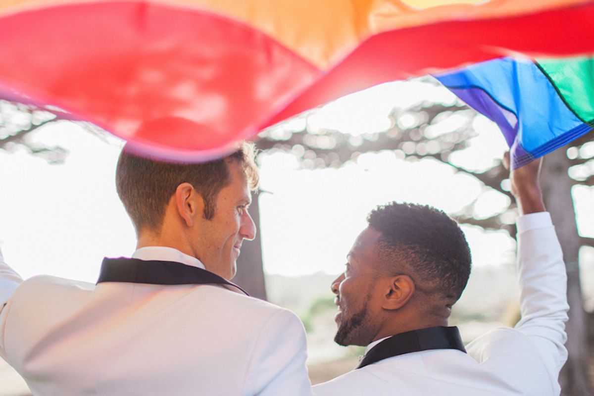 Pride & Joy: This Big Gay Wedding Had Sequins, Glitter, Rainbows and All