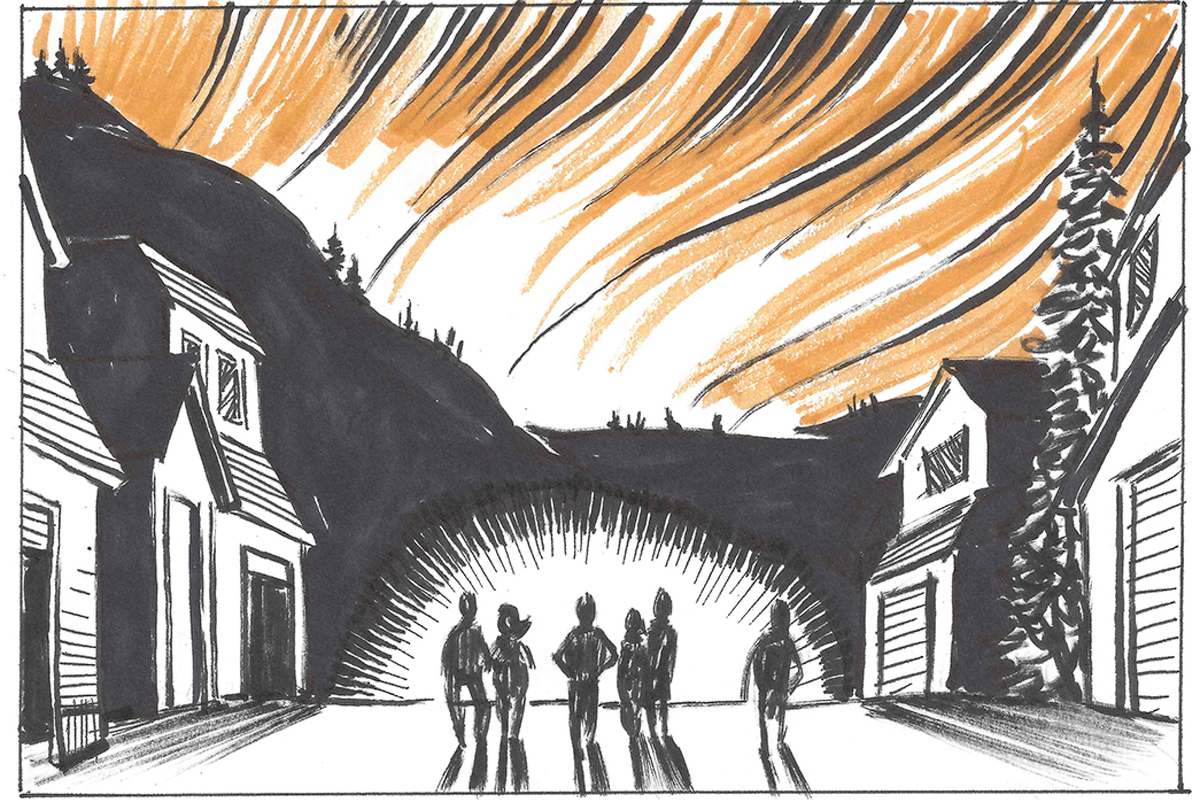 A Cartoonist Turns to Pen and Paper to Cope with Losing His Home in the Fire
