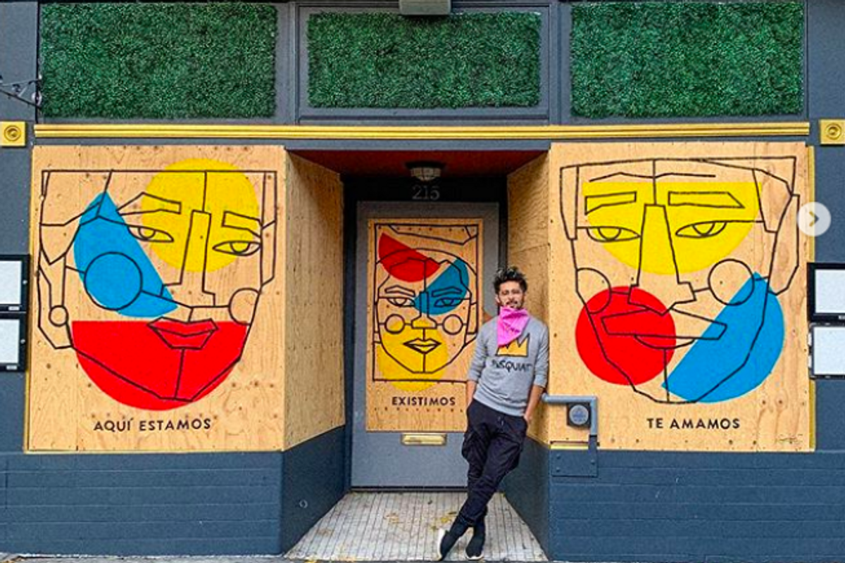 Artists bring positive messages to boarded-up storefronts in the Castro + more good news around the Bay Area