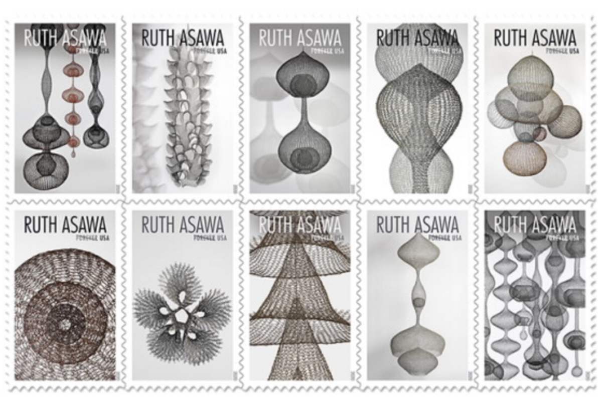 USPS celebrates Ruth Asawa with artistic stamps + more good news from around the Bay Area