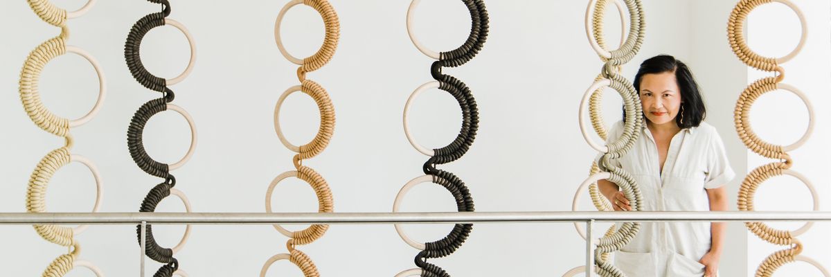 Fiber artist Windy Chien gets knotty in episode 3 of the 7x7 podcast