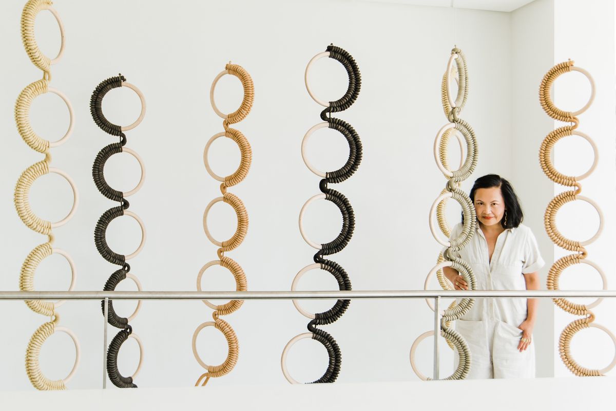 Fiber artist Windy Chien gets knotty in episode 3 of the 7x7 podcast