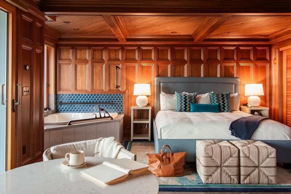 Modern beautiful hotel room