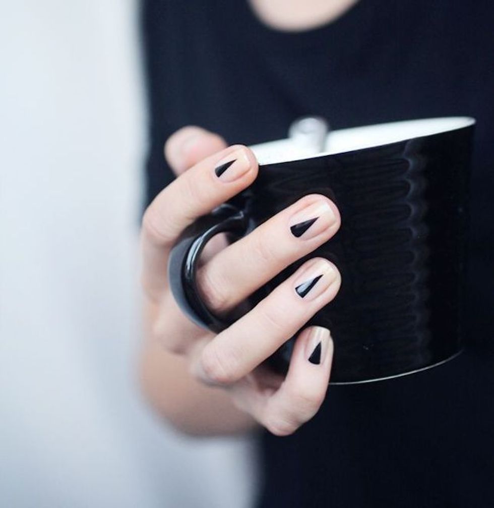 Negative Space Manicure