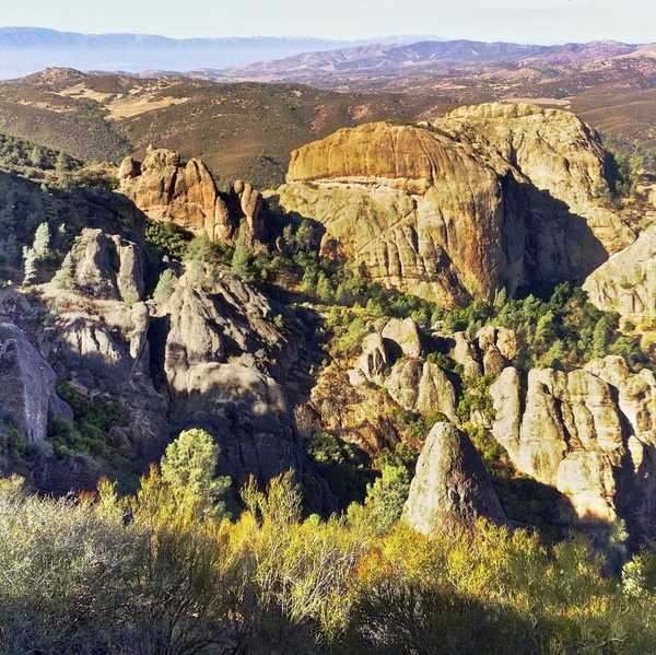 rocky outcrops pinnacles and a national park landscape