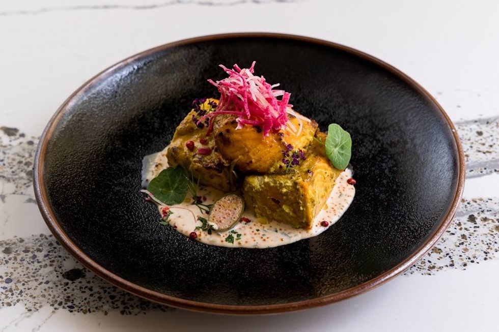 tandoori salmon dish