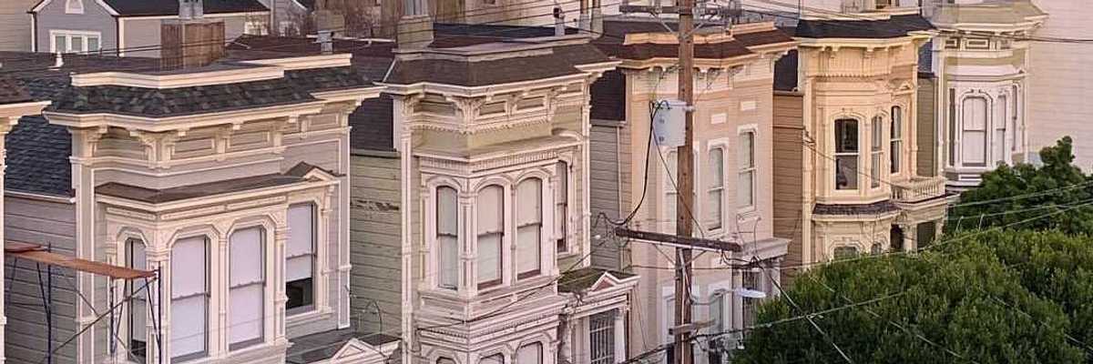Victorian homes and more of the Pacific Heights neighborhood in San Francisco